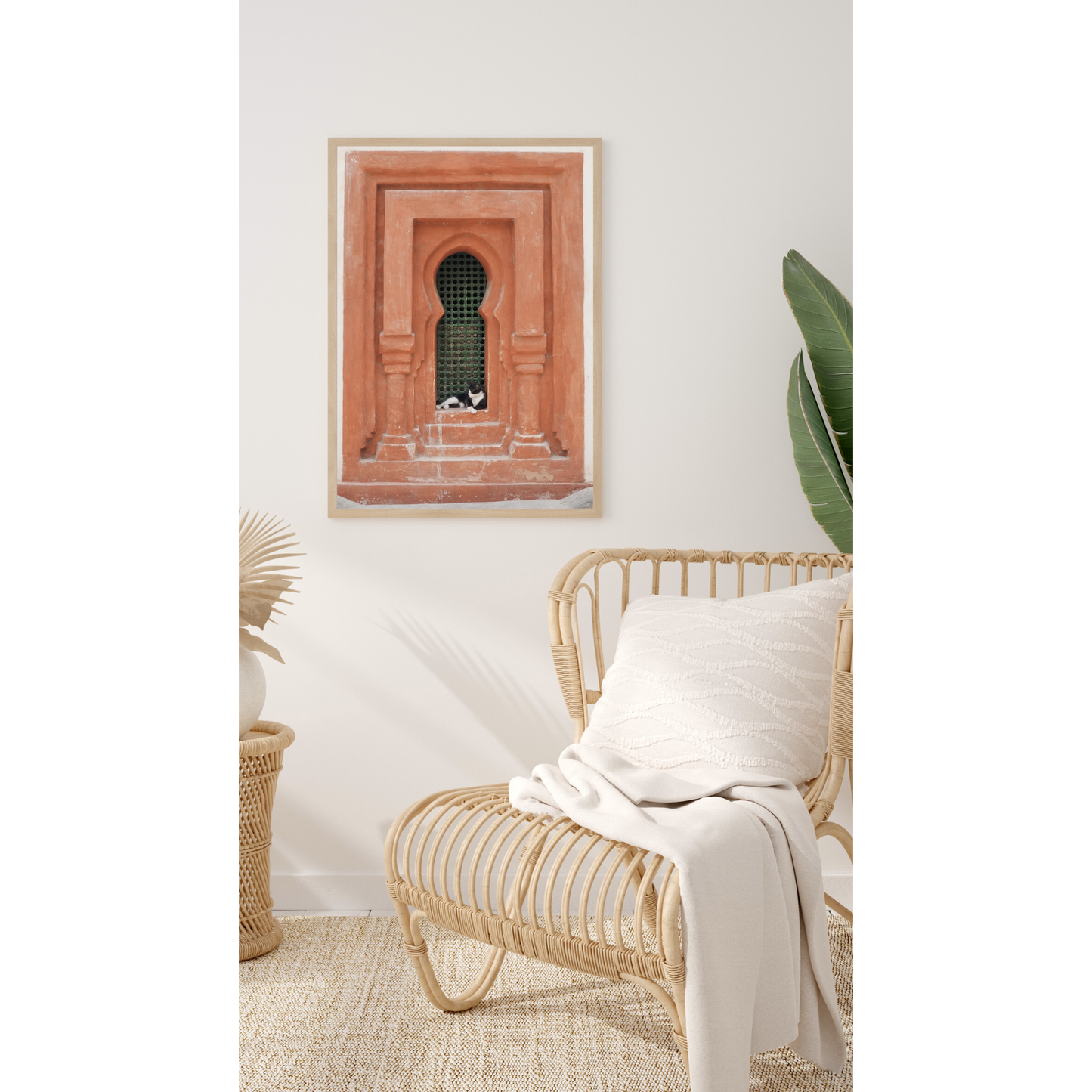 Cat in the window poster