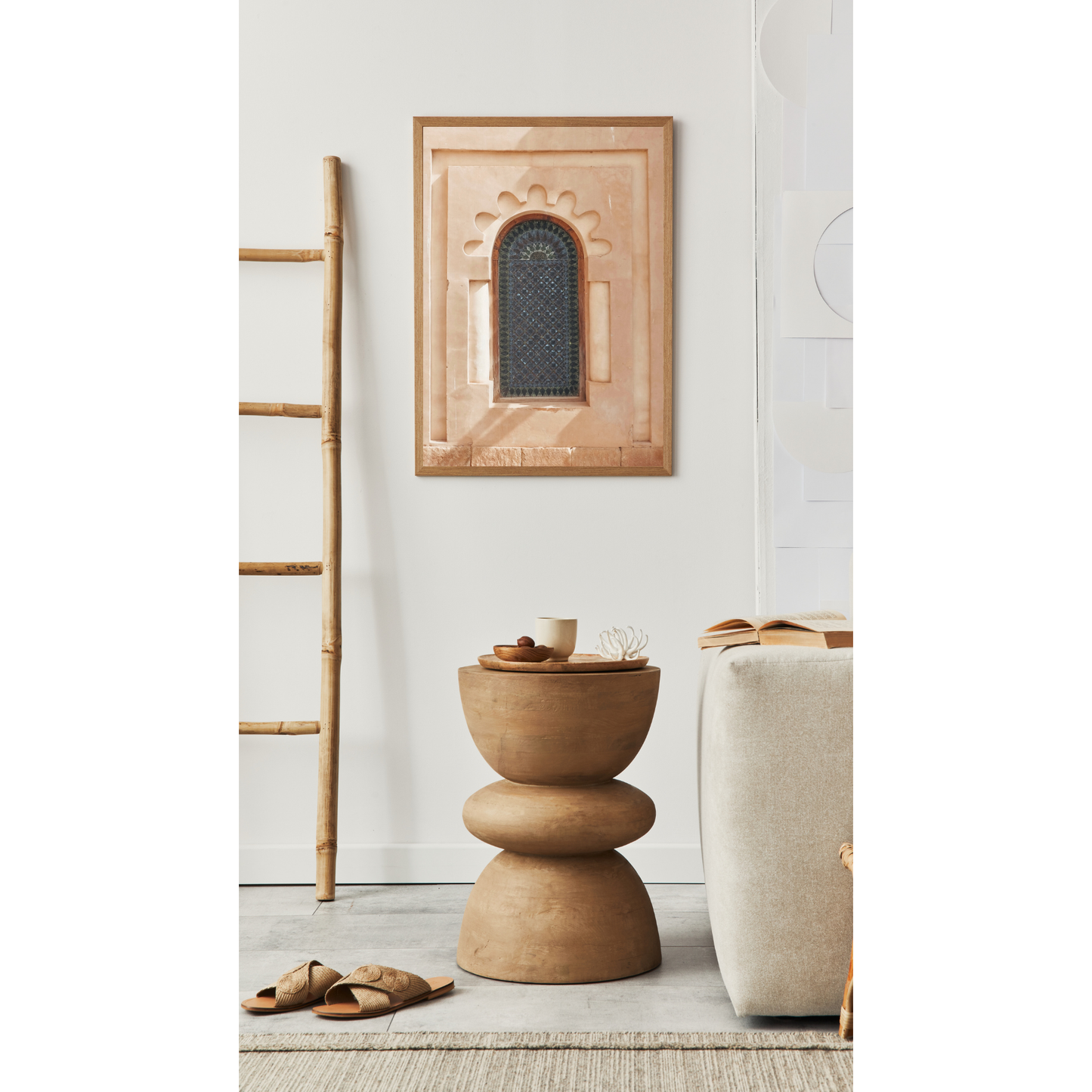 Blaues Fenster Medina Poster