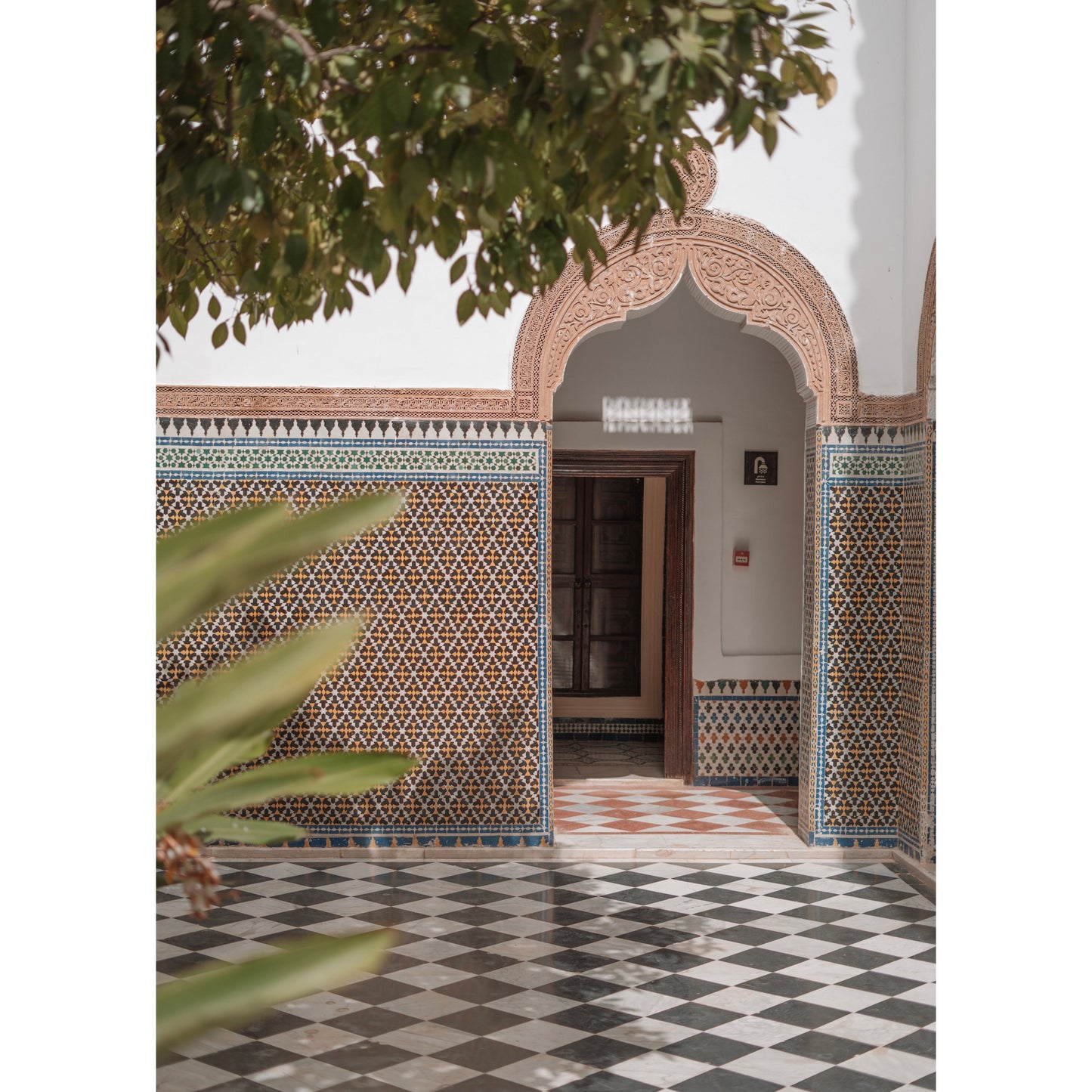 Dar Bacha Marrakech Door Poster