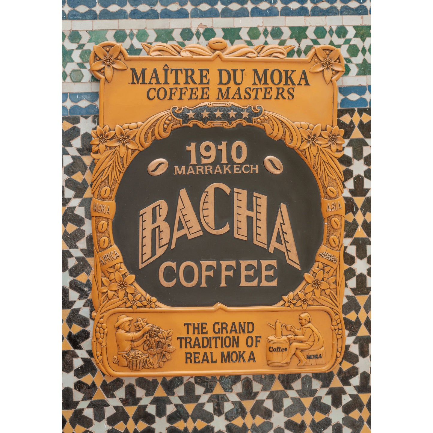 Café Bacha Marrakech Poster