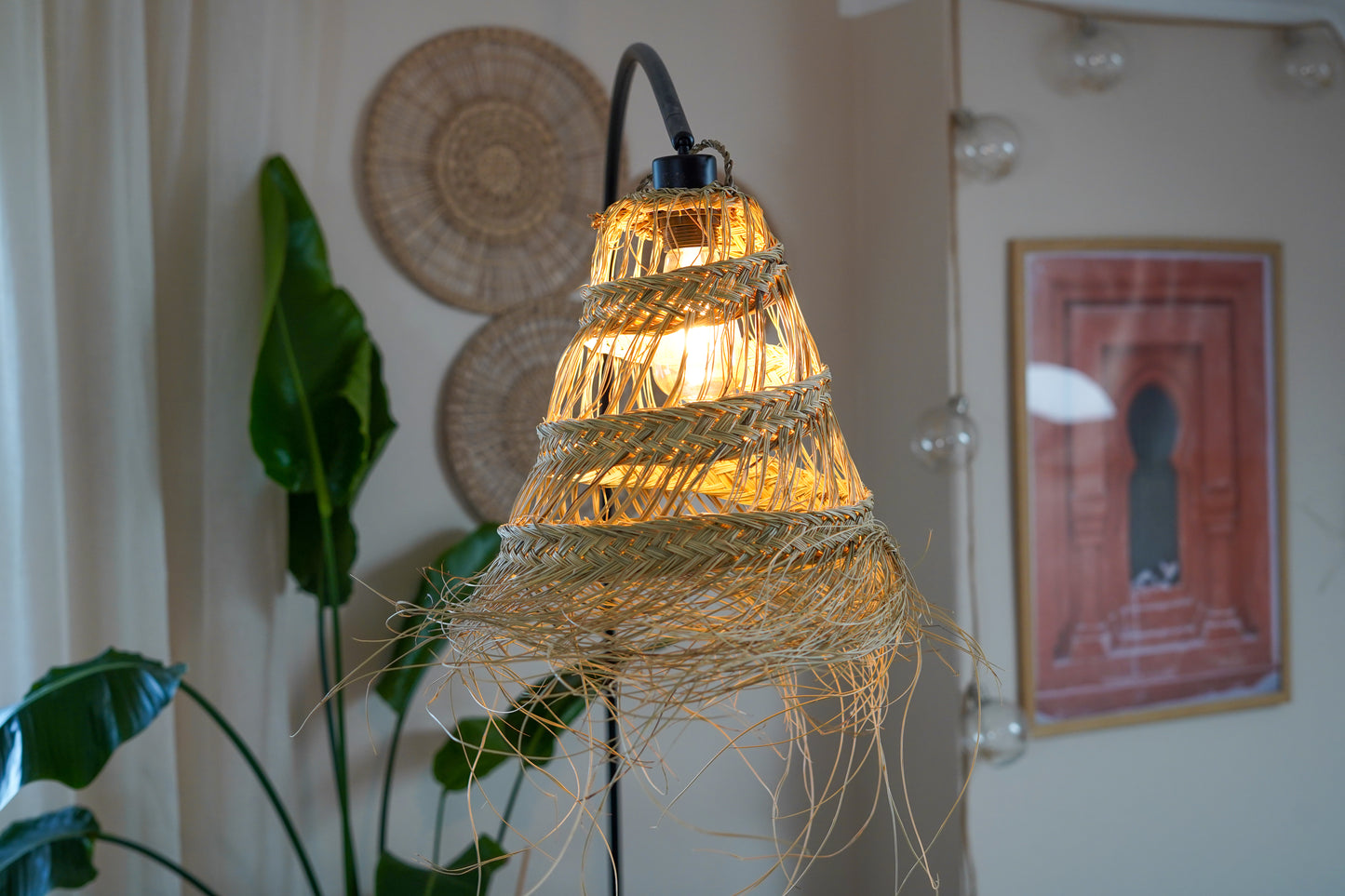 Rattan lamp |