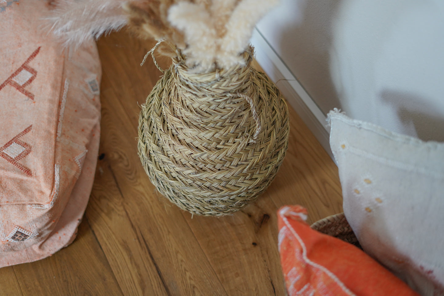 gewebte Halfagras-Vase