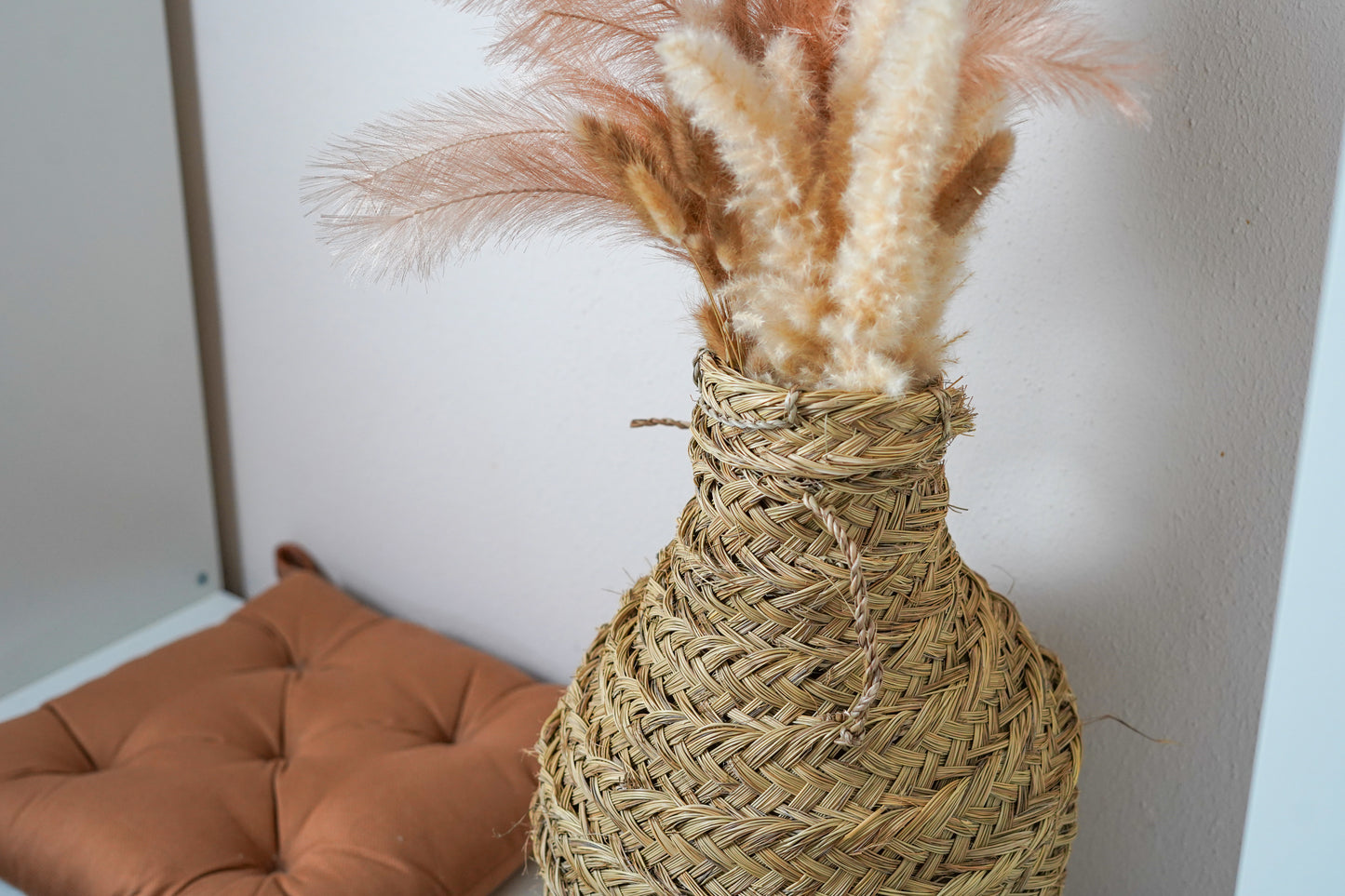 gewebte Halfagras-Vase