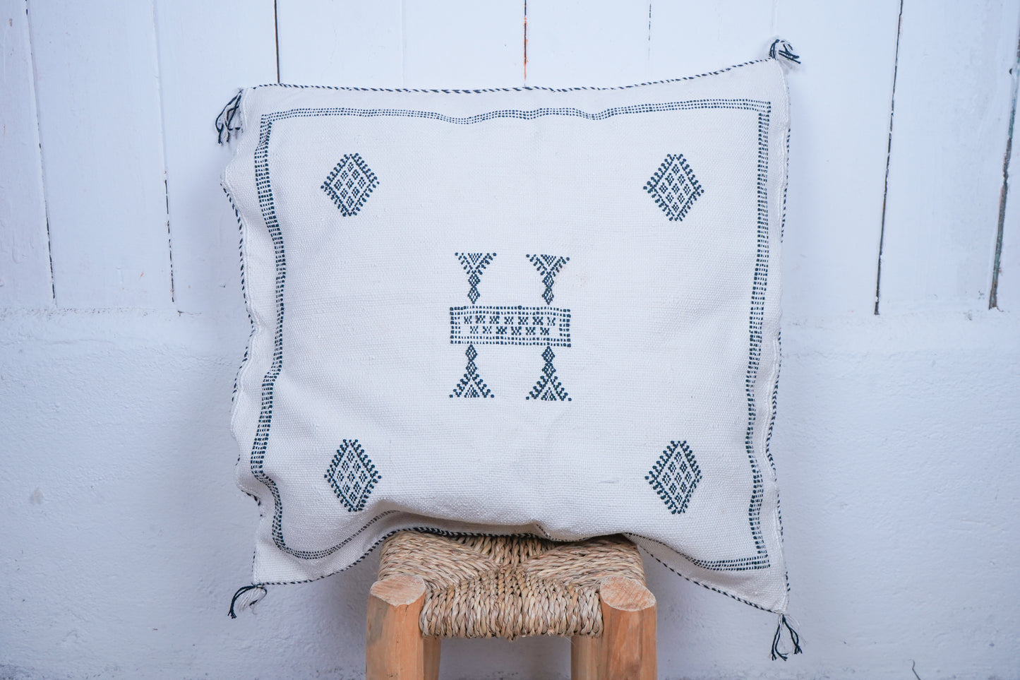 Moroccan boho cactus silk cushion