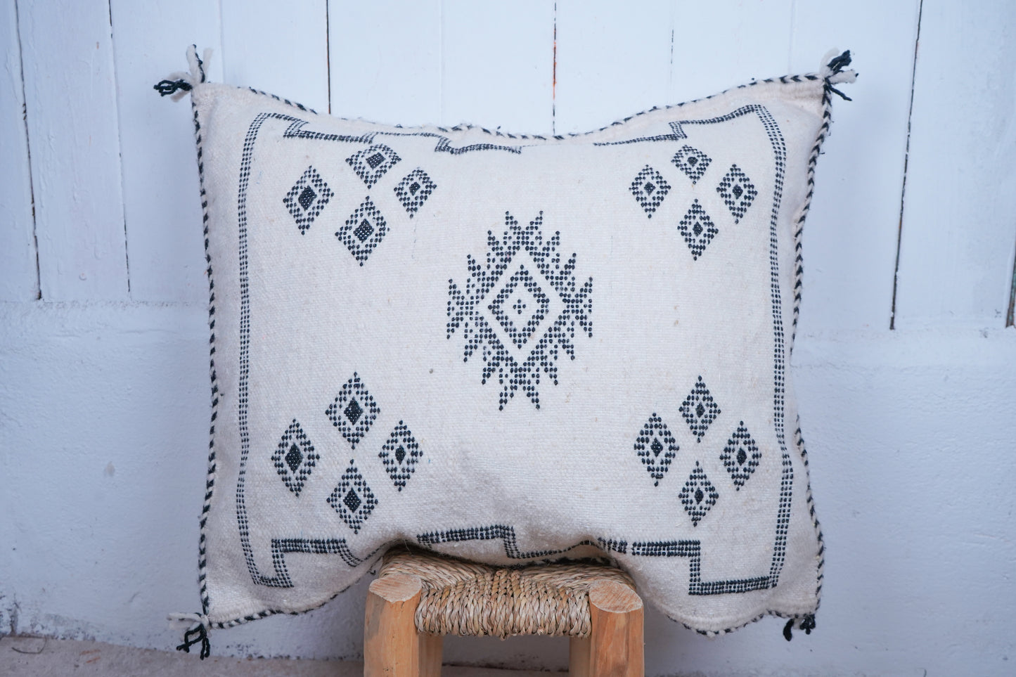 Moroccan boho cactus silk cushion