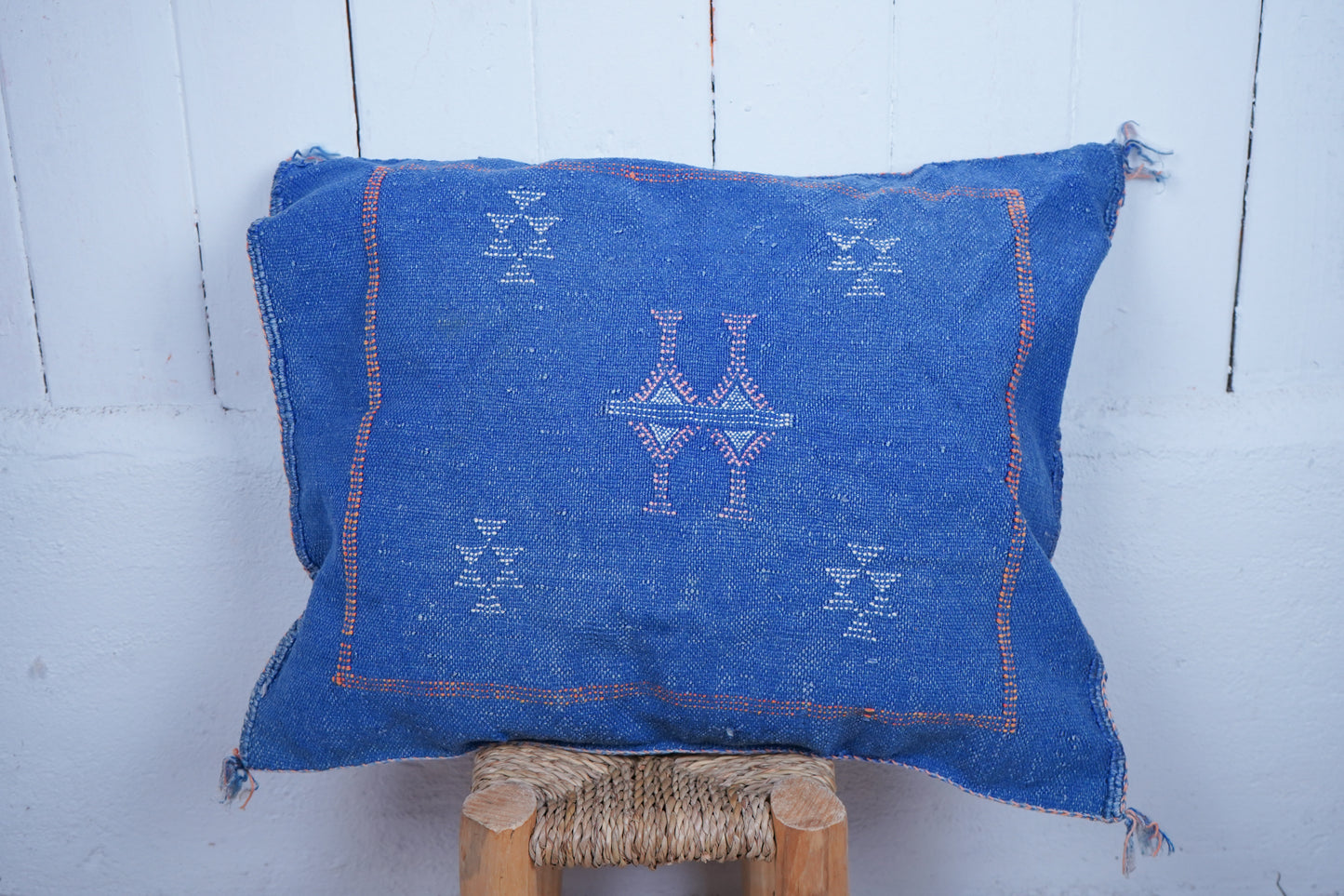 Moroccan boho cactus silk cushion