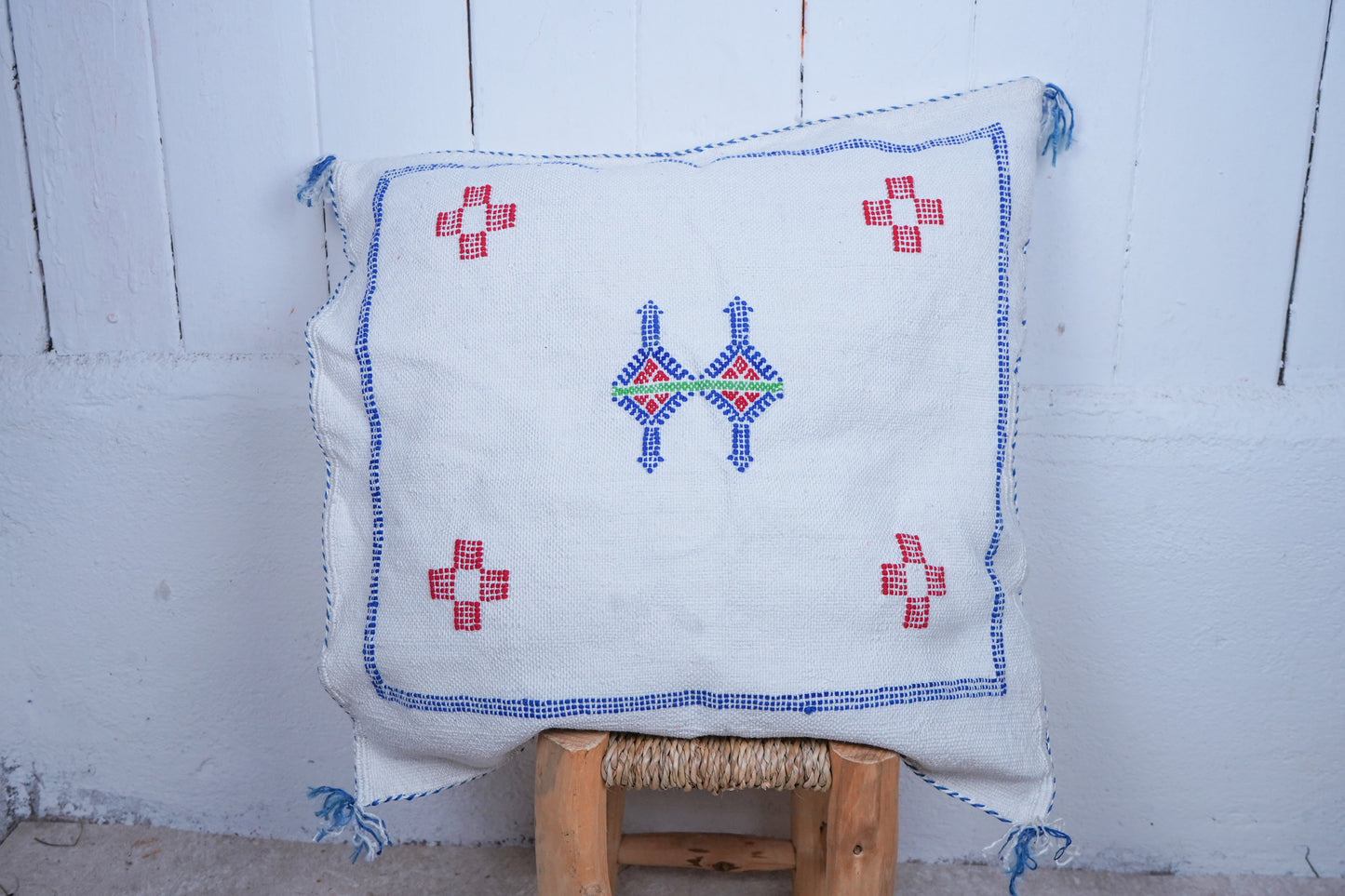 Moroccan boho cactus silk cushion