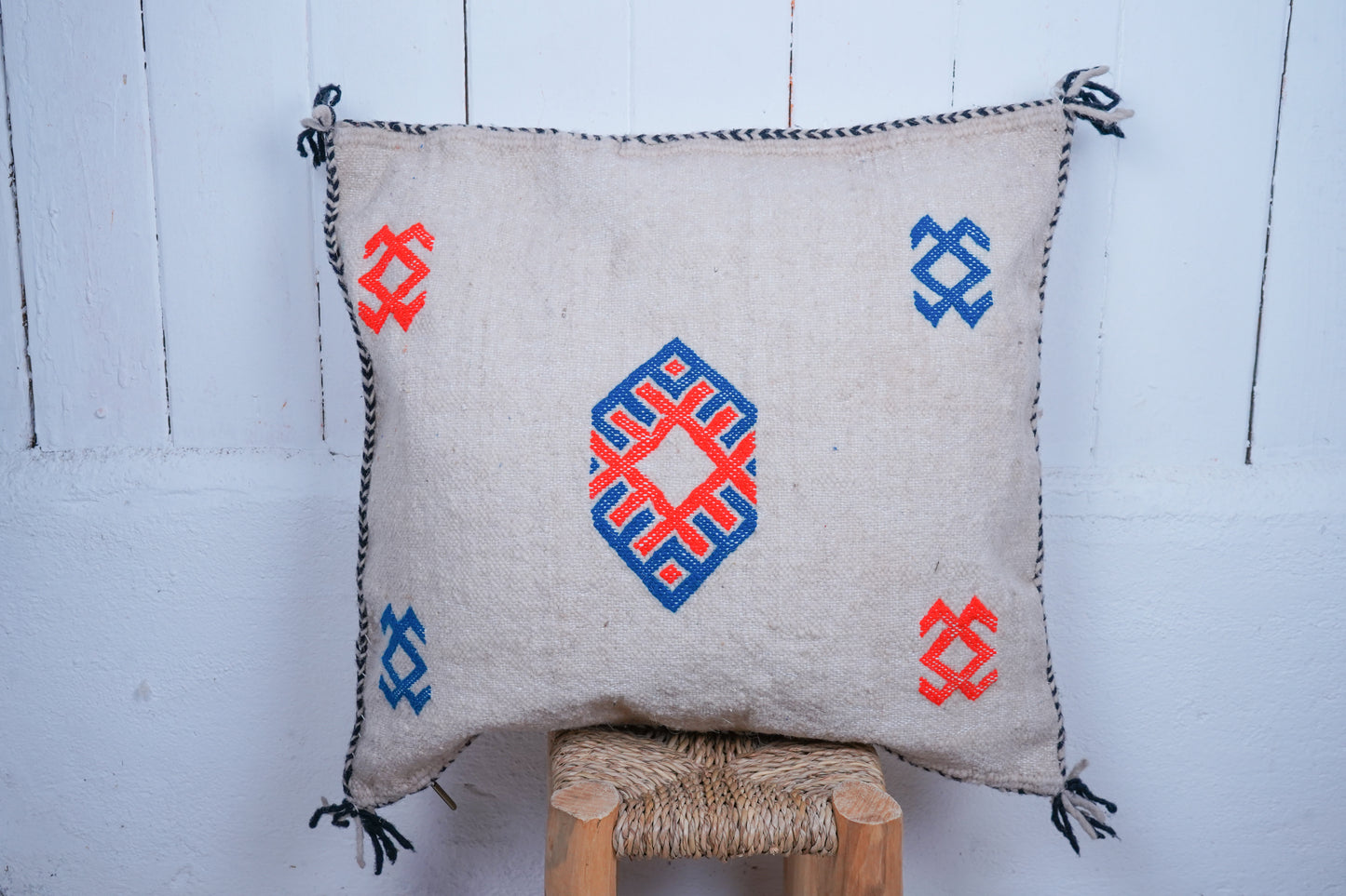 Moroccan boho cactus silk cushion