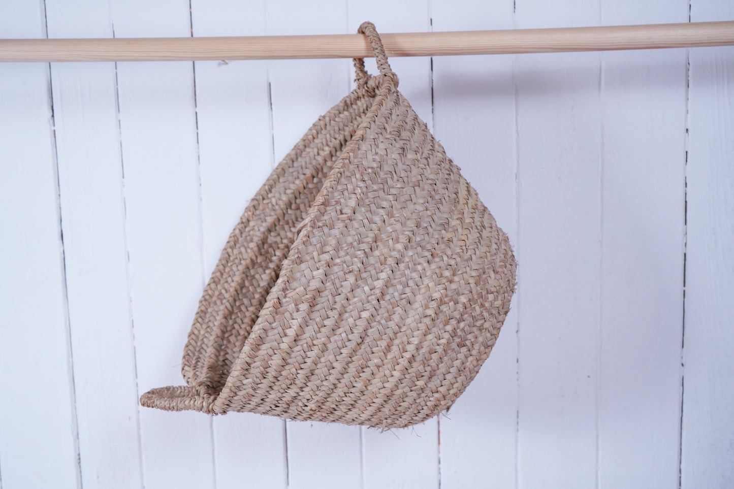Gewebter Dekokorb aus Pflanzenfasern ⌀43cm