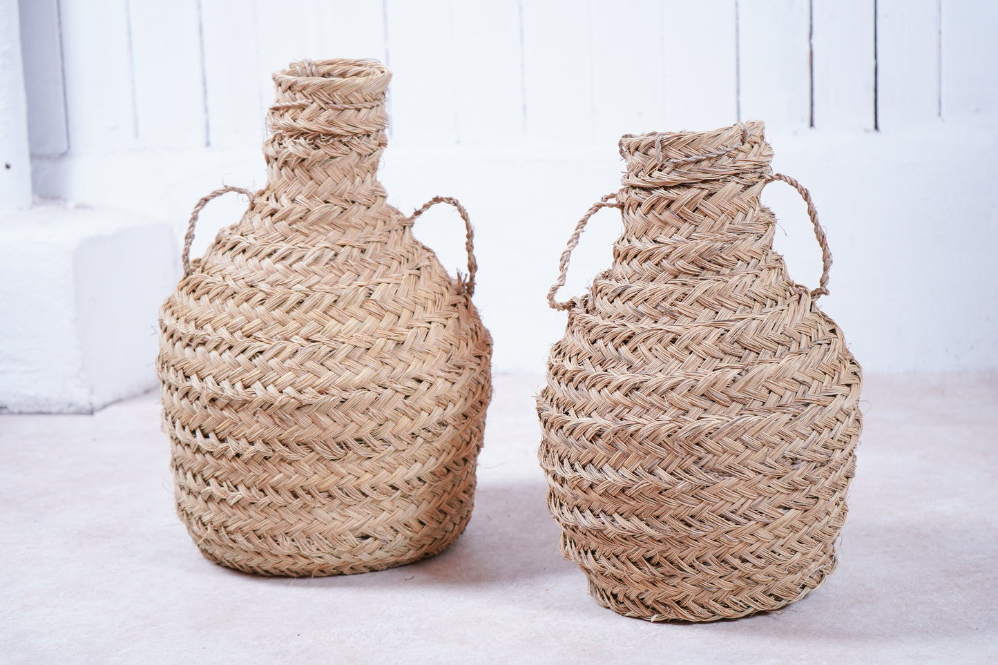 gewebte Halfagras-Vase