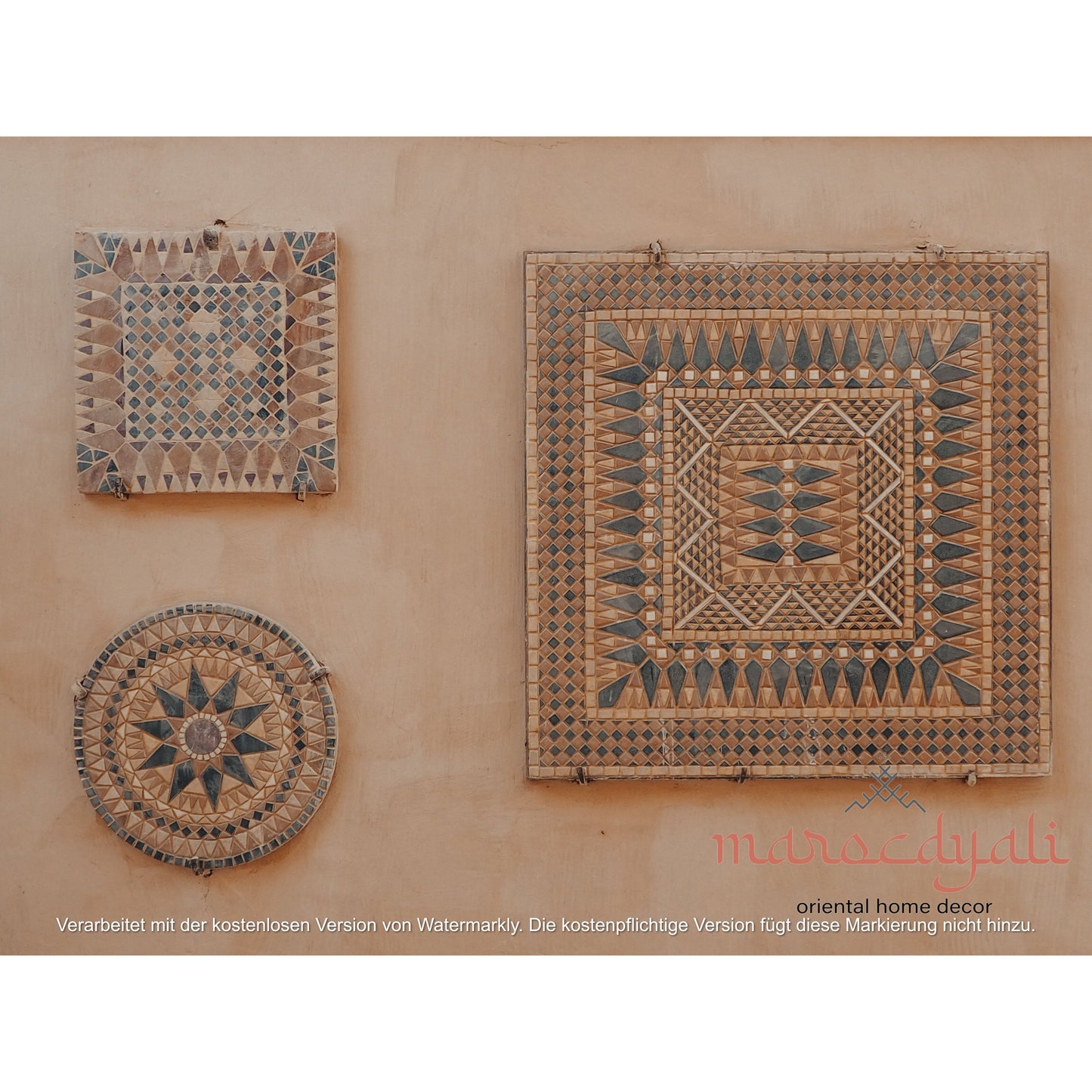Tile decoration poster