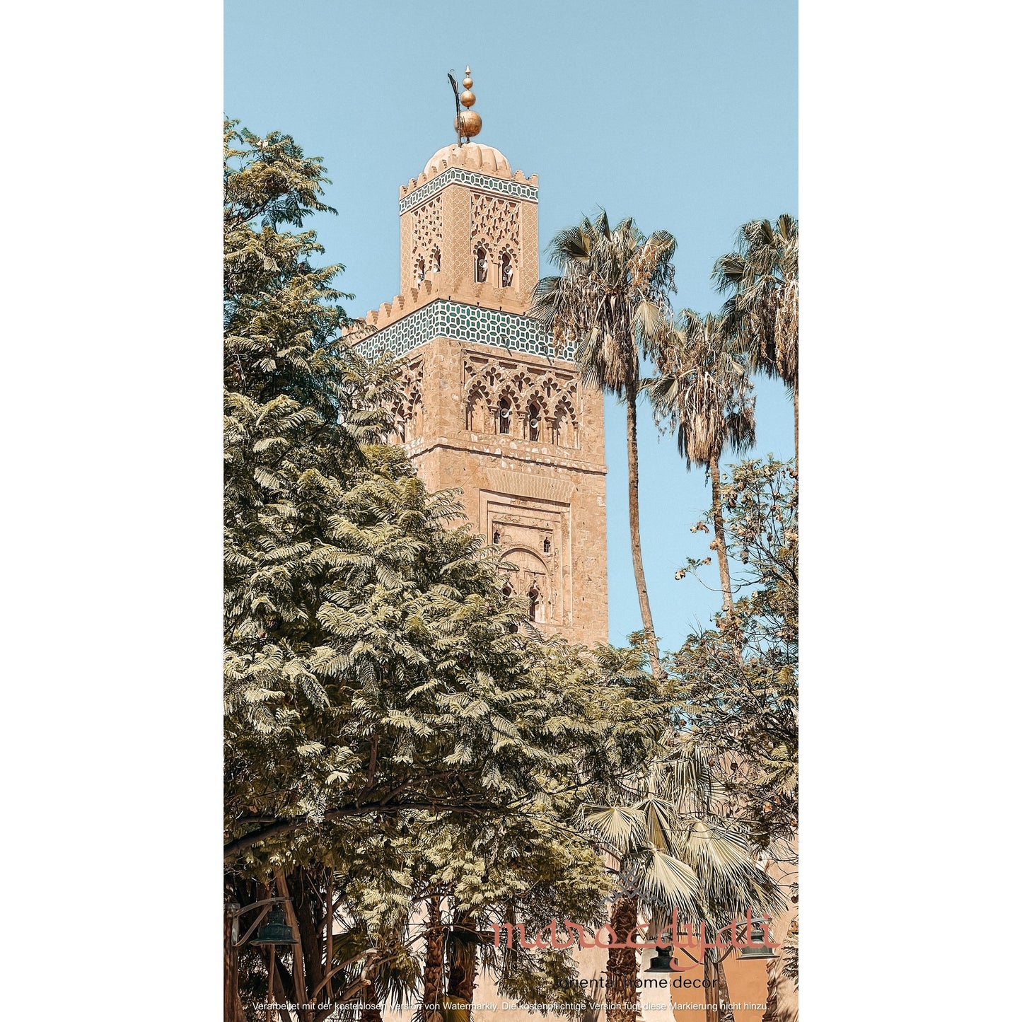 Koutoubia Moschee Poster