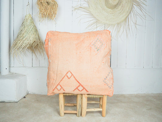 Marokkanischer Sabra Pouf ´Halima´ – Handgefertigt aus Kaktusseide