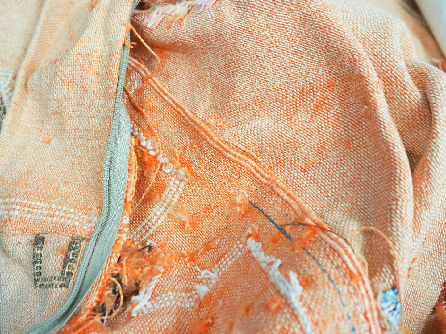 Marokkanischer Sabra Pouf ´Halima´ – Handgefertigt aus Kaktusseide