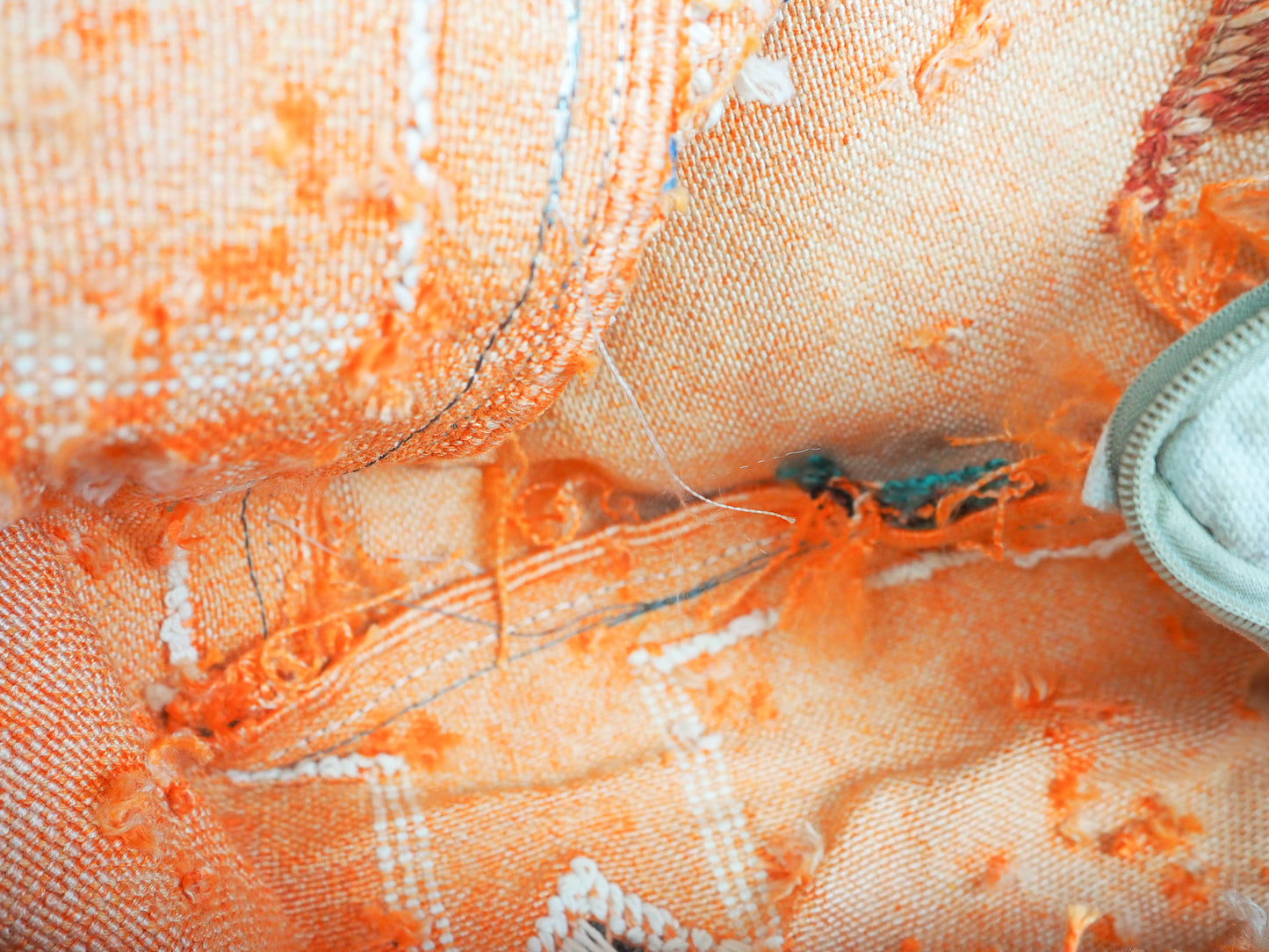 Marokkanischer Sabra Pouf ´Halima´ – Handgefertigt aus Kaktusseide