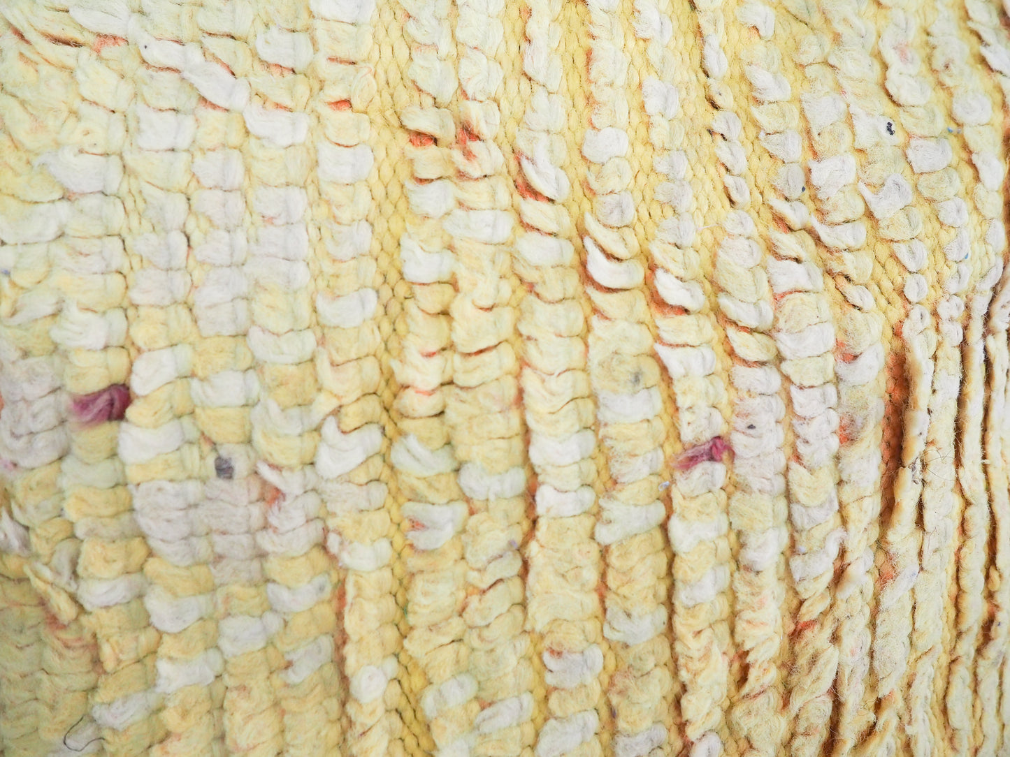 Marokkanischer Boujaad Pouf ´shims´ - handgefertigt aus Bio-Wolle