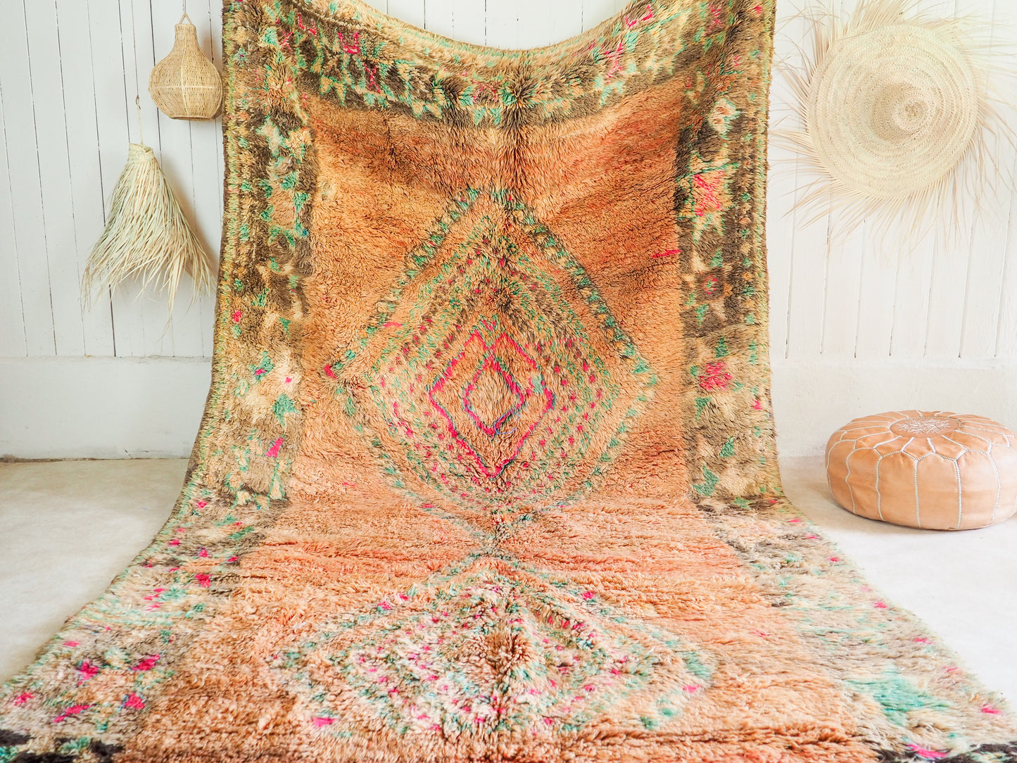 Einzigartiger Boujaad Teppich `Dalia` aus Marokko – Traditionell handgefertigt | 320 x 186 cm