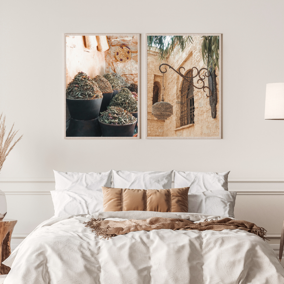 Hanging lamp poster