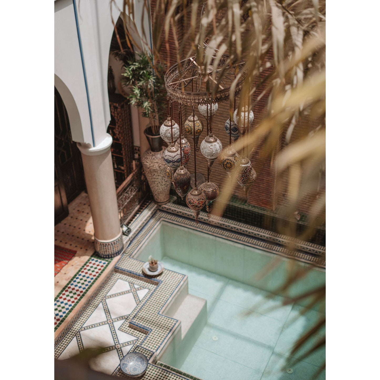 Riad Courtyard Poster