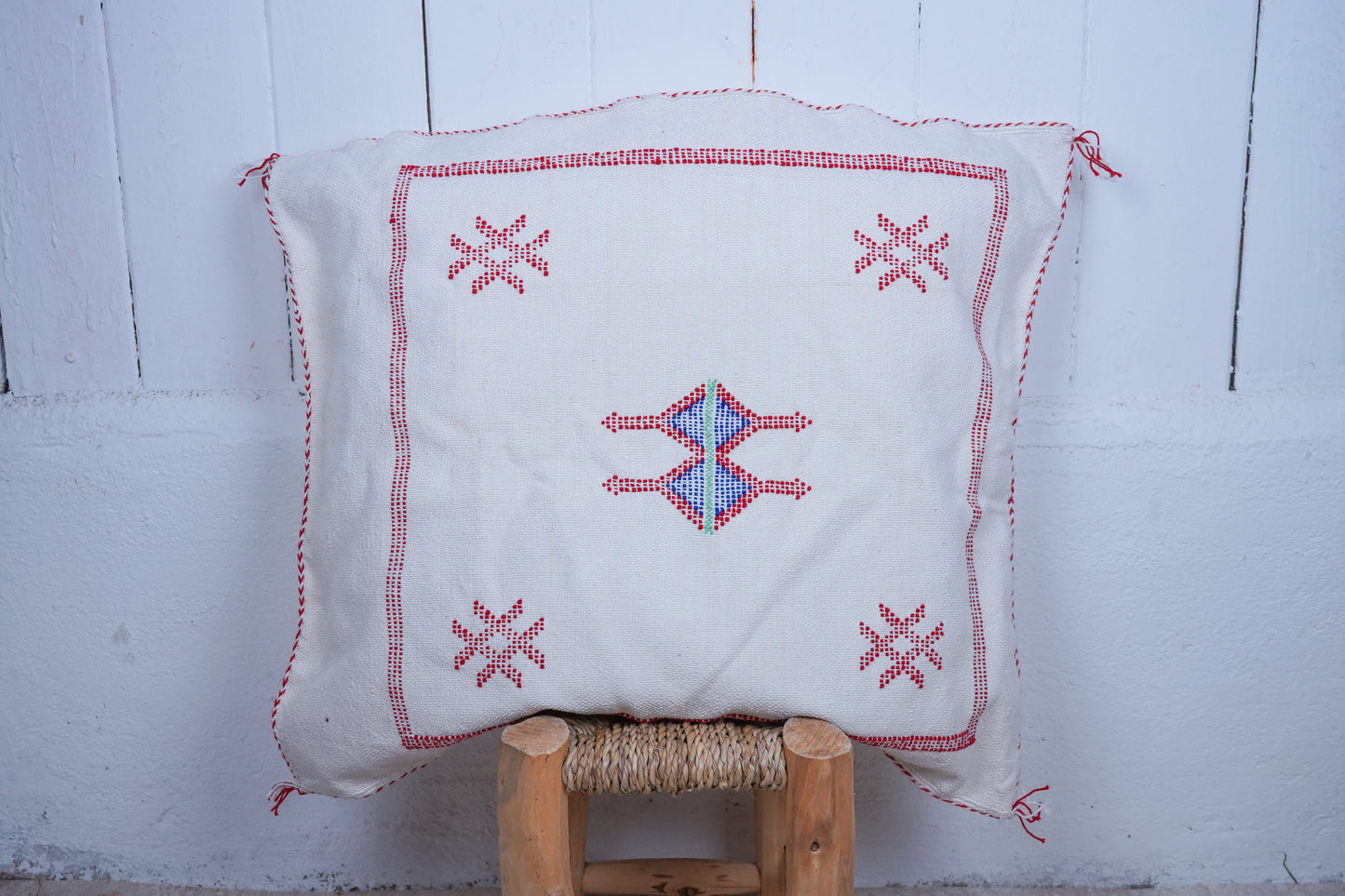 Moroccan boho cactus silk cushion