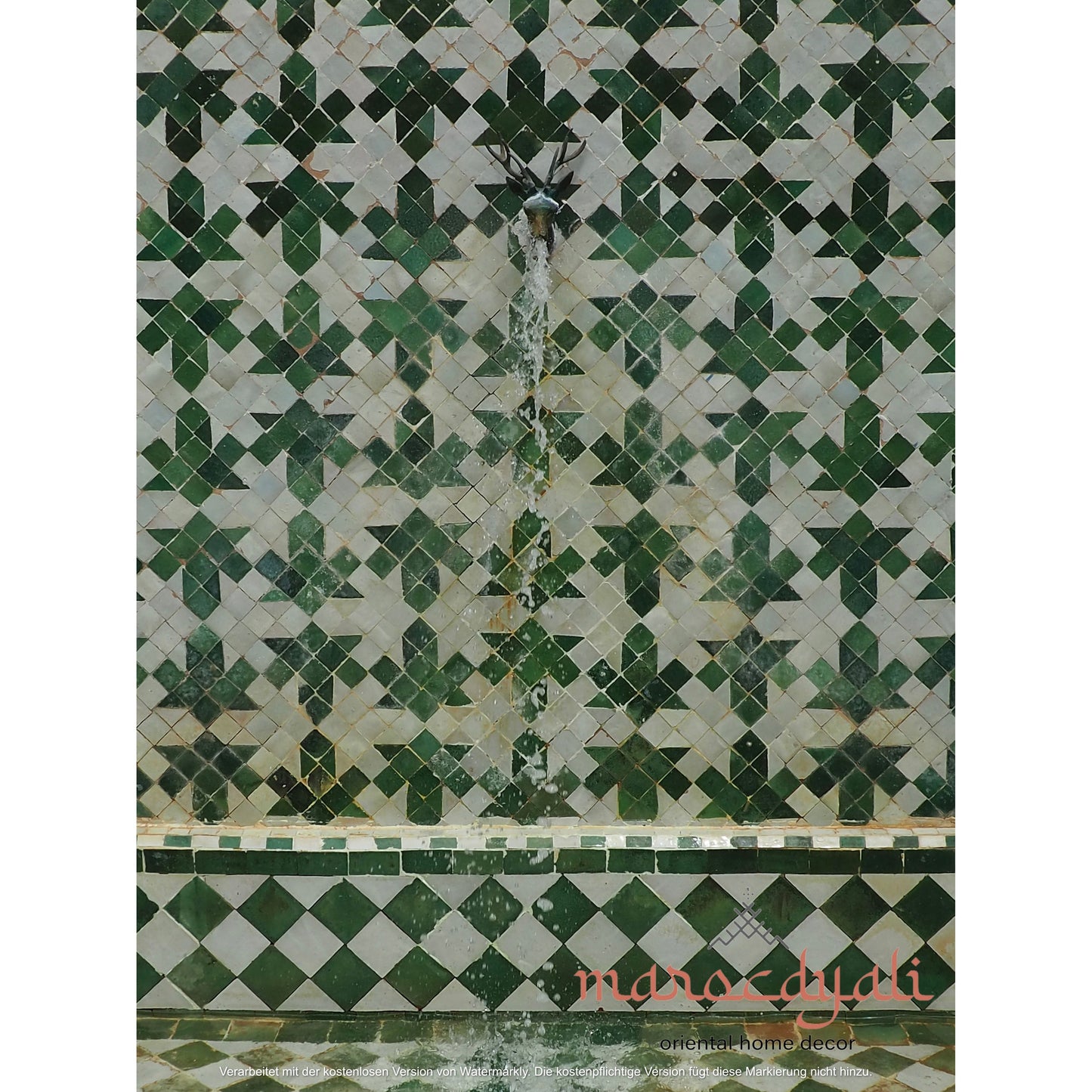 Moroccan Fountain Poster